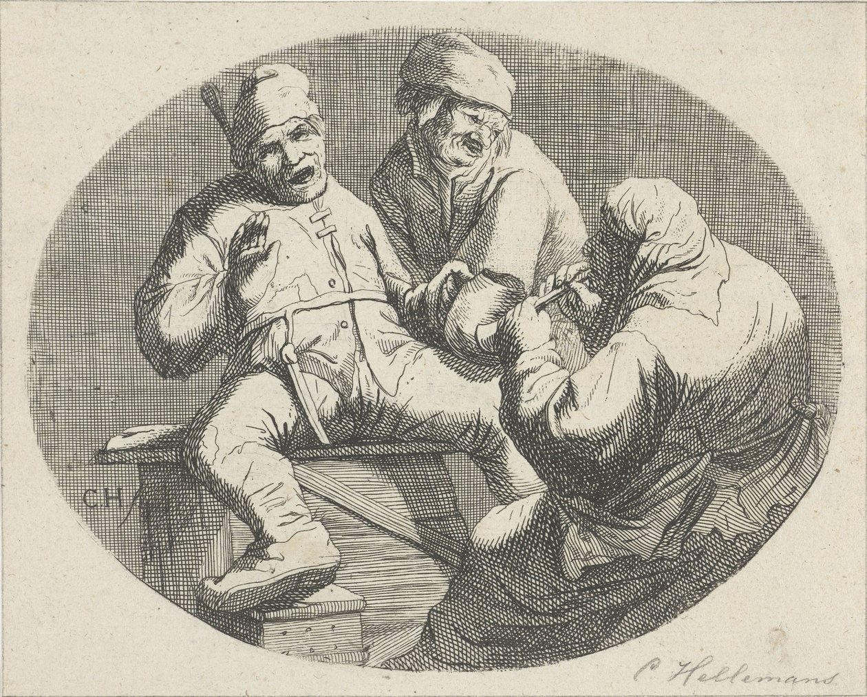 Neşeli çiftlik grubu by Cornelis A. Hellemans