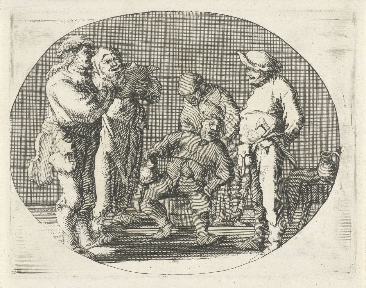 şarkı söyleyen çiftlik grubu by Cornelis A. Hellemans