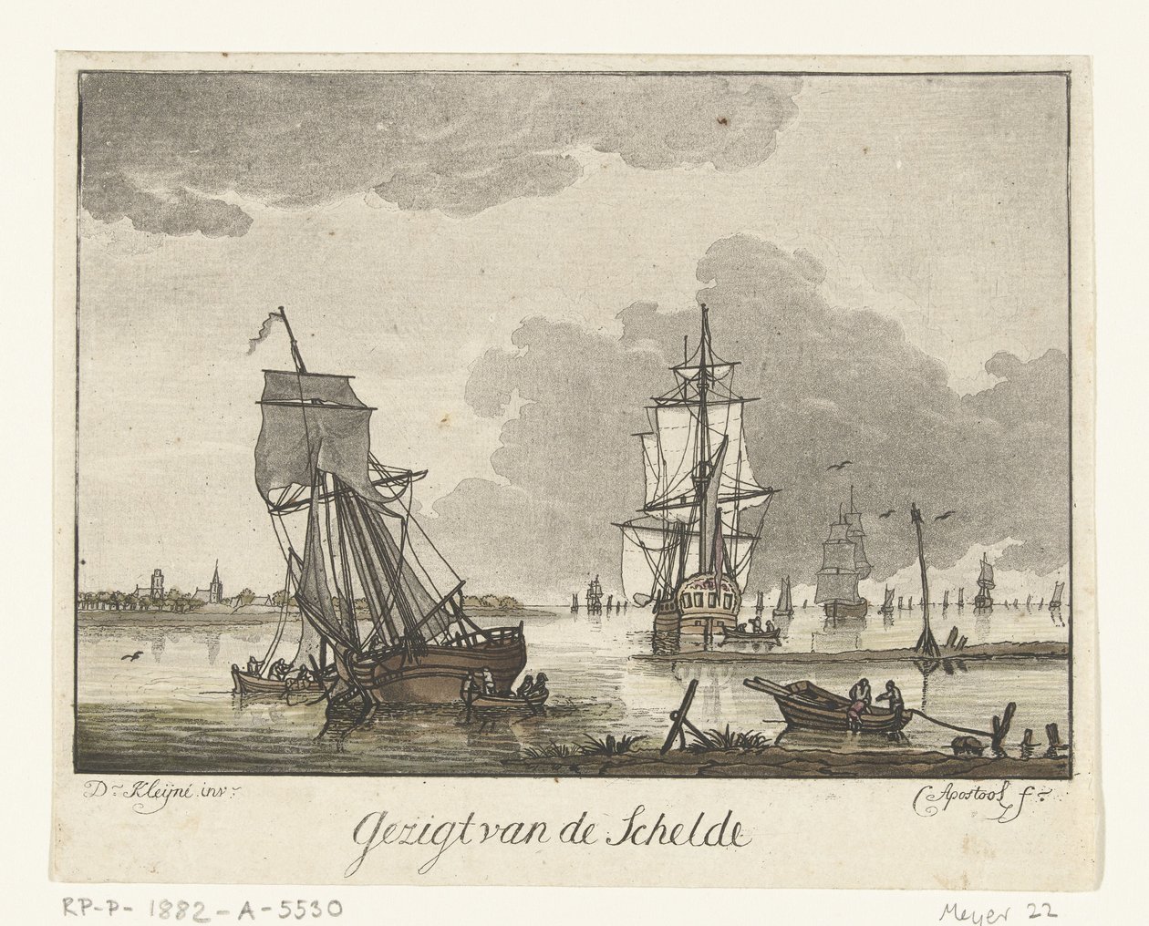 Yelkenli gemilerle Scheldt