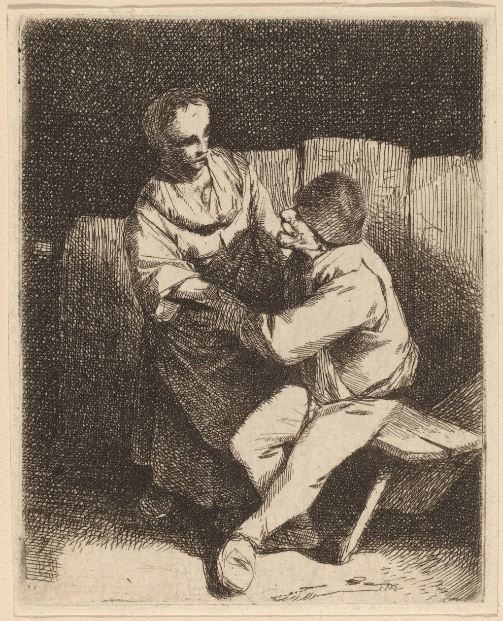 reddedilen okşama by Cornelis Pietersz Bega
