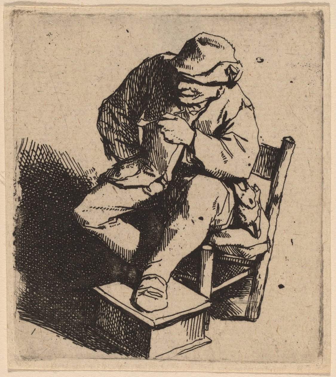 sigara içen by Cornelis Pietersz Bega