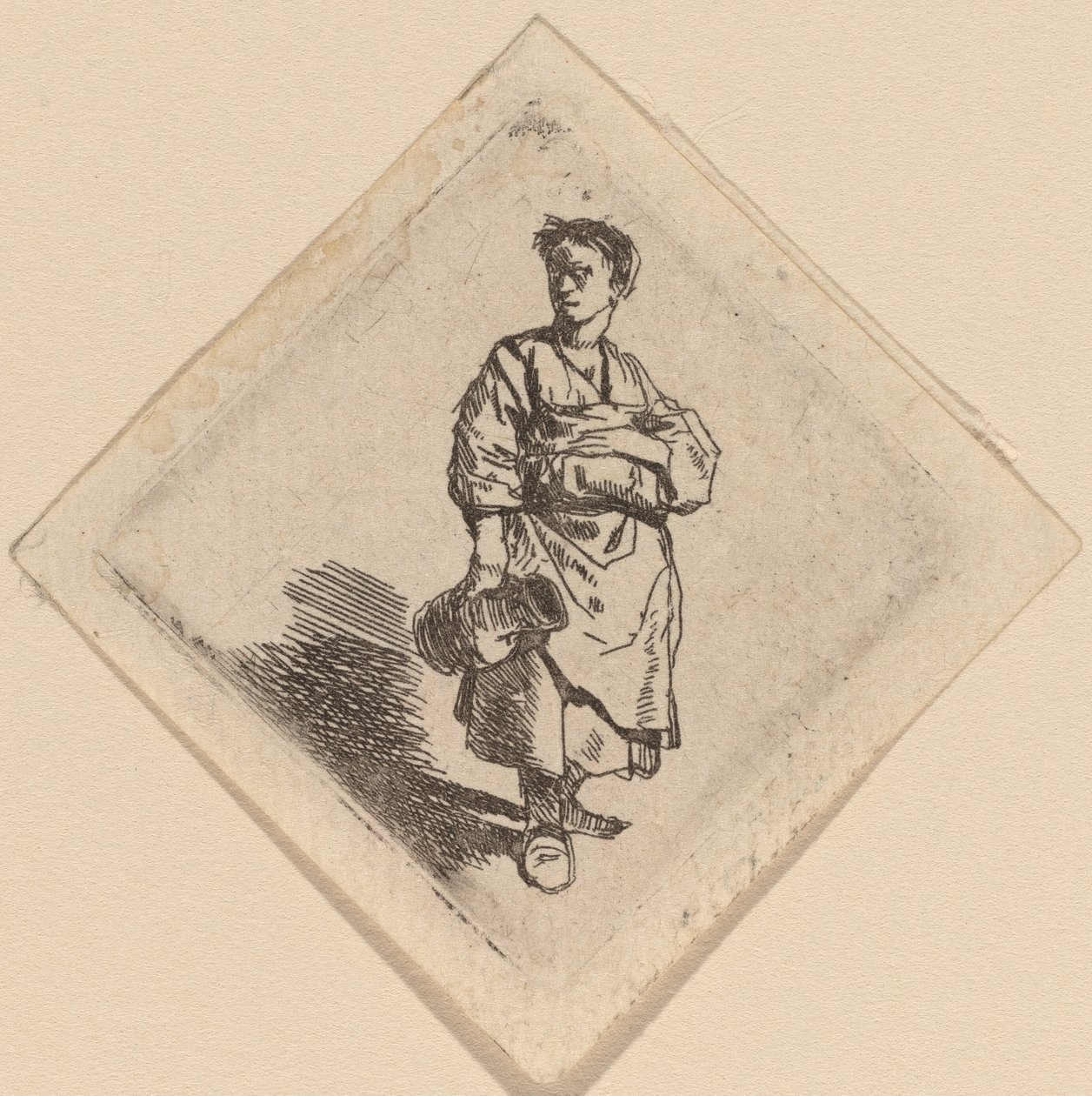 Sürahili Kadın, Ayakta by Cornelis Pietersz Bega