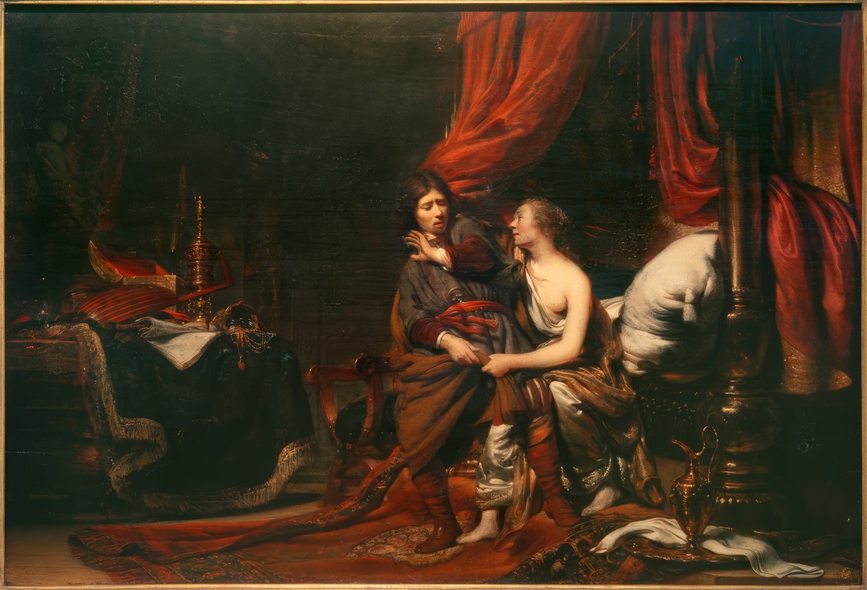 Yusuf ve Potifar by Cornelis Bisschop