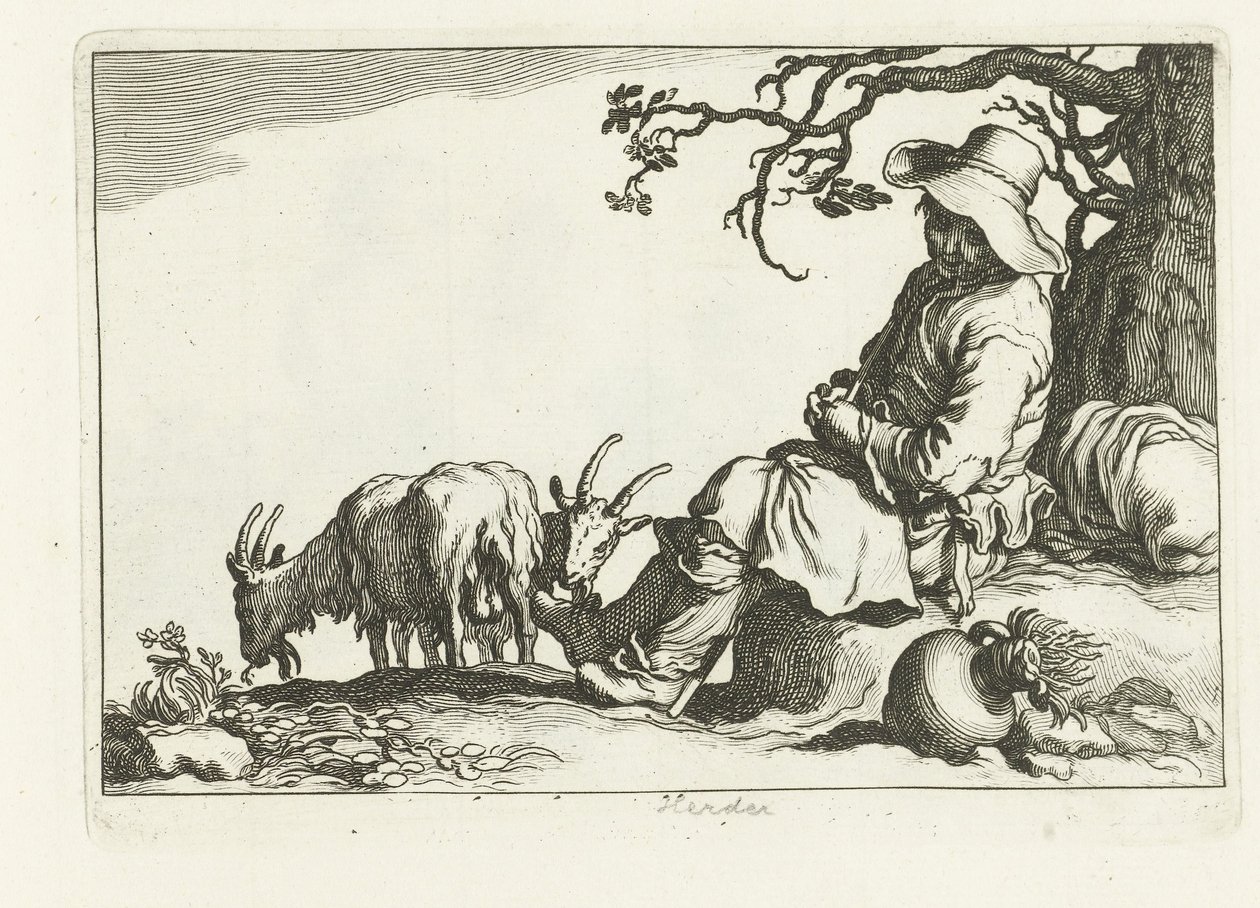 keçi çobanı Cornelis ve Frederik Bloemaert
