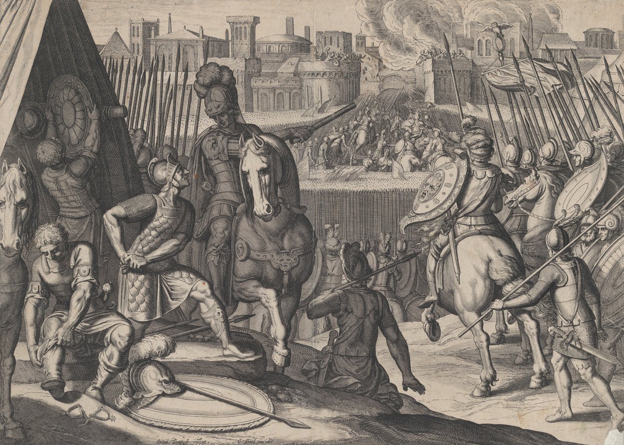 Levha 2: Bourbon Constable tarafından Charles V
