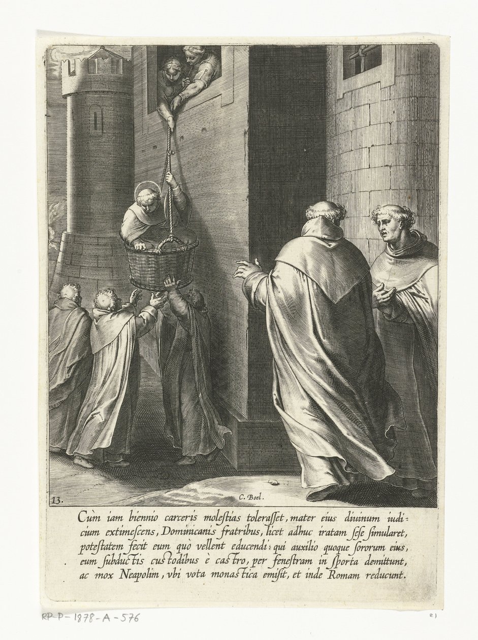 Thomas hapisten kaçar Aziz Thomas Aquinas