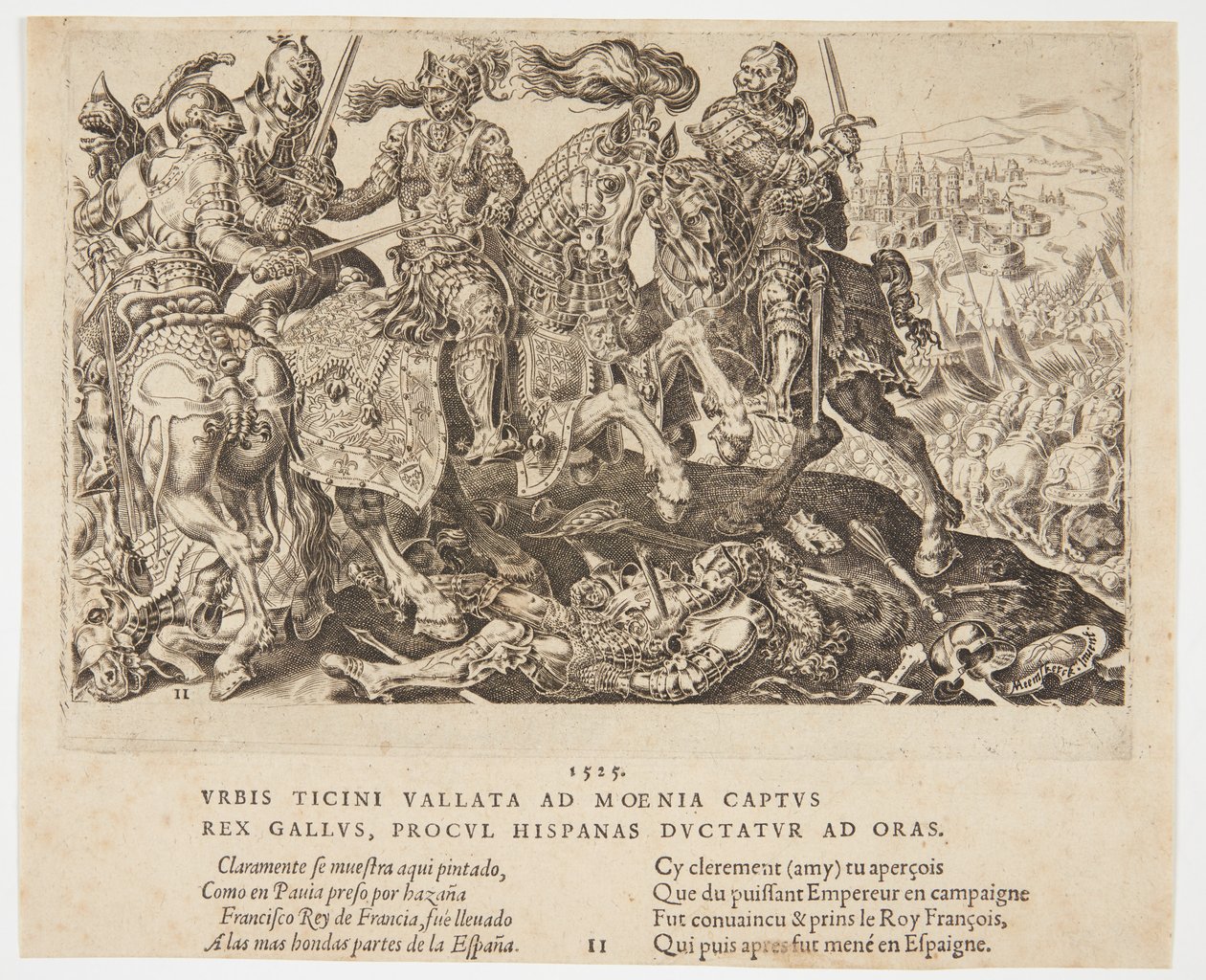 Kral Francis, Pavia Savaşı'nda esir alındım by Cornelis Bos