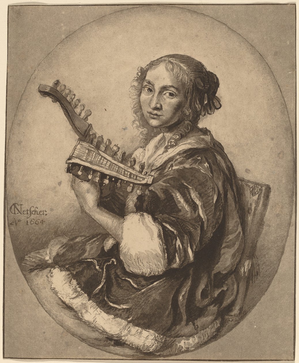 Çift Başlı Udlu Kadın, 1781. by Cornelis Brouwer