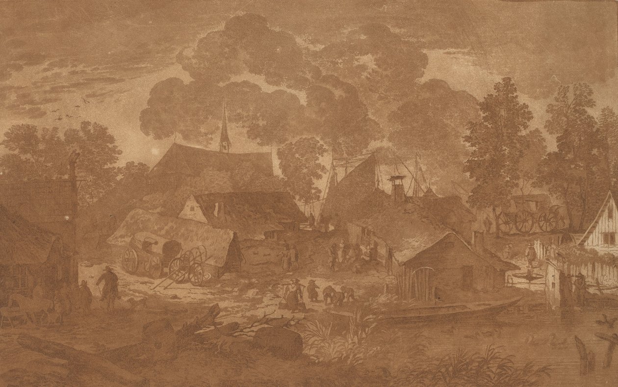 Göletli Köy, c. 1782. by Cornelis Brouwer