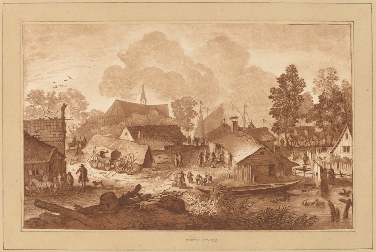 Göletli Köy, c. 1782. by Cornelis Brouwer