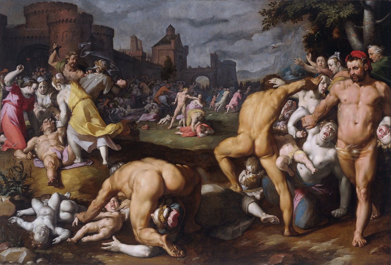Masumların Katliamı, 1590 by Cornelis Cornelisz. Haarlem van
