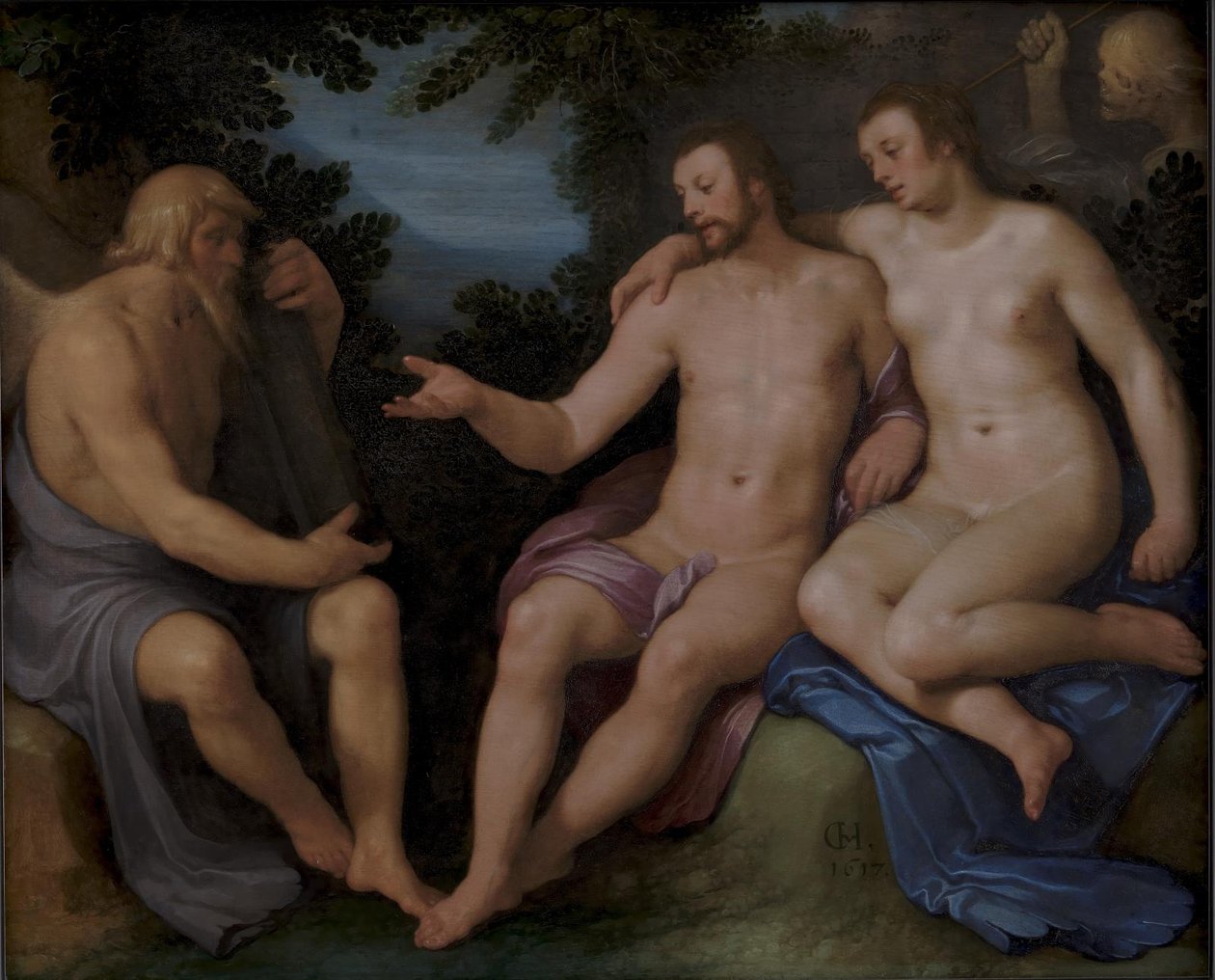 Hayatın Kısalığı Üzerine Alegori by Cornelis Cornelisz. van Haarlem