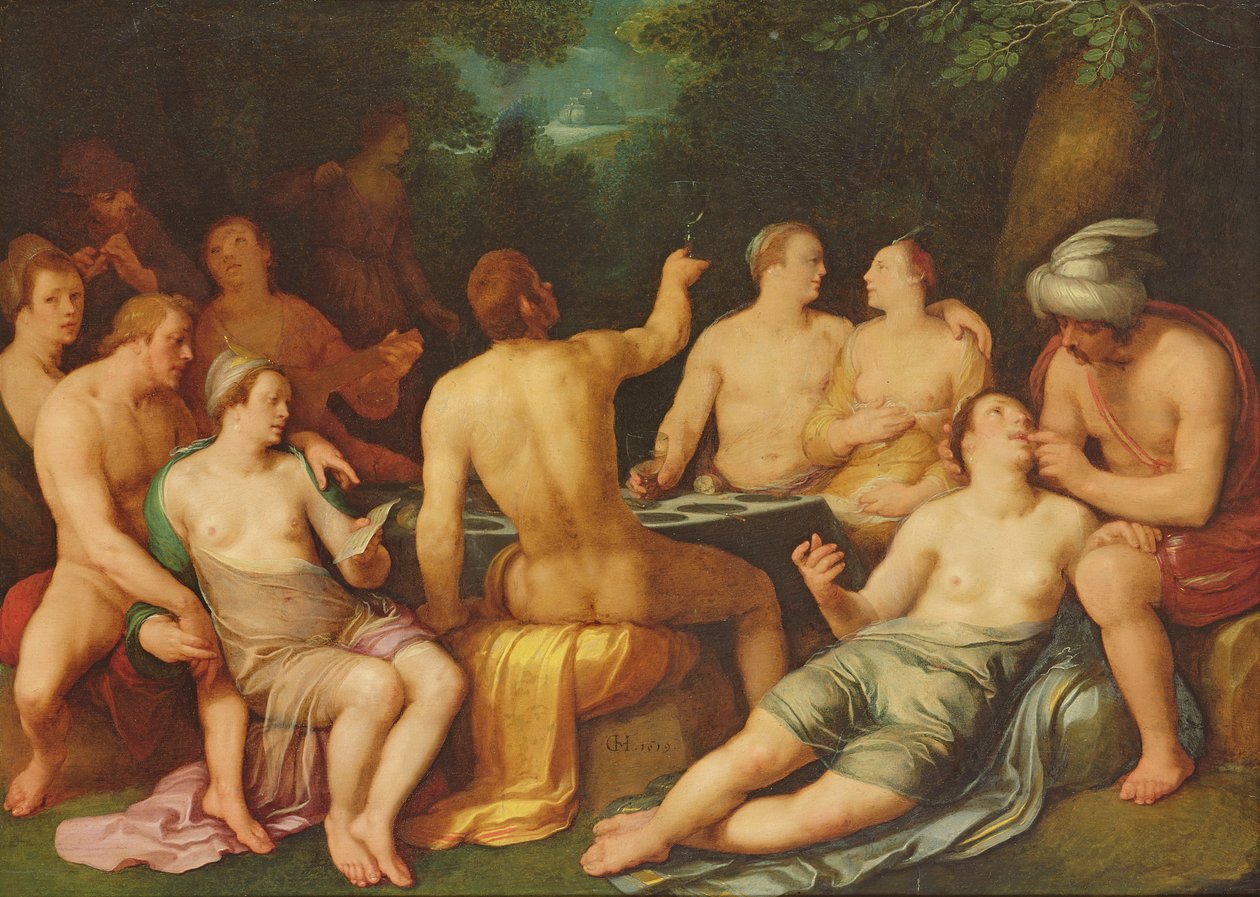 Tufandan Önce Dünyanın Yozlaşması, 1619 by Cornelis Cornelisz van Haarlem