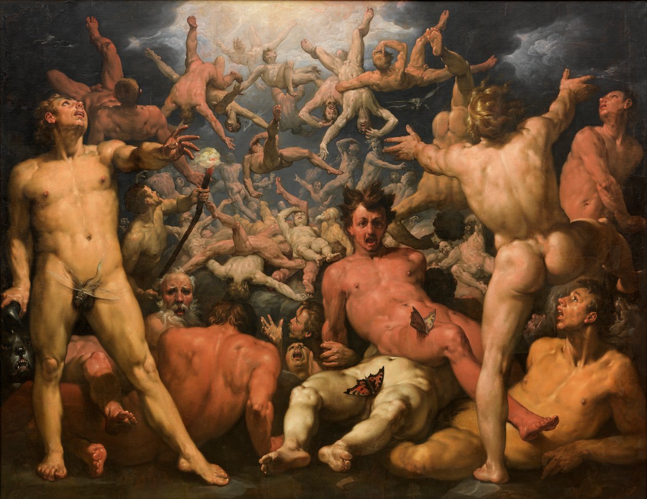 Titanların Düşüşü (Titanomachia), 1588-90 by Cornelis Cornelisz van Haarlem