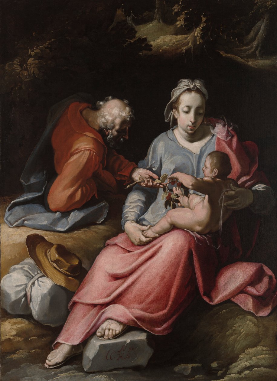Kutsal Aile by Cornelis Cornelisz. van Haarlem