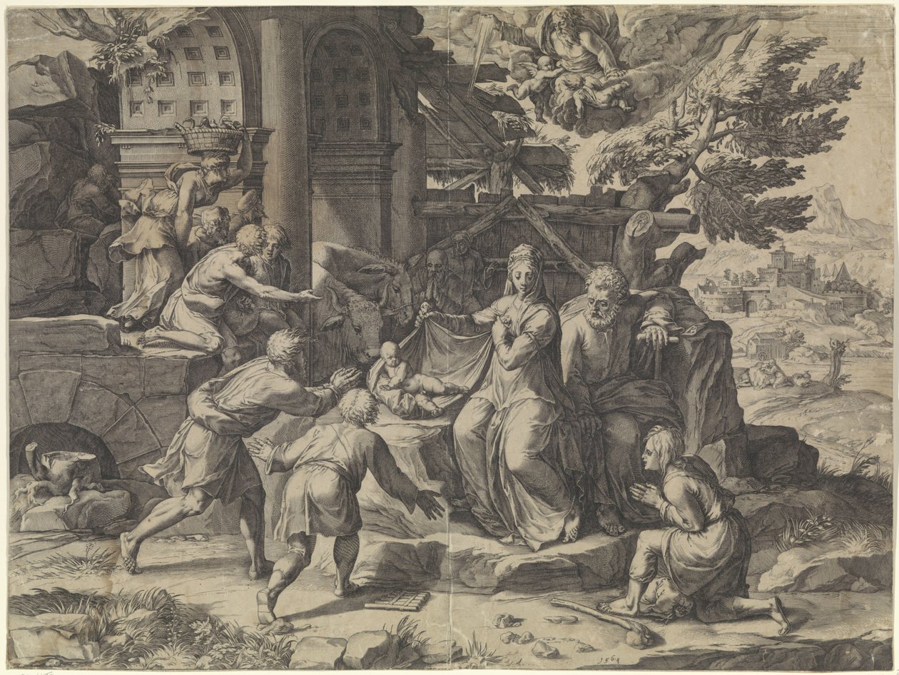 Çobanların hayranlığı by Cornelis Cort