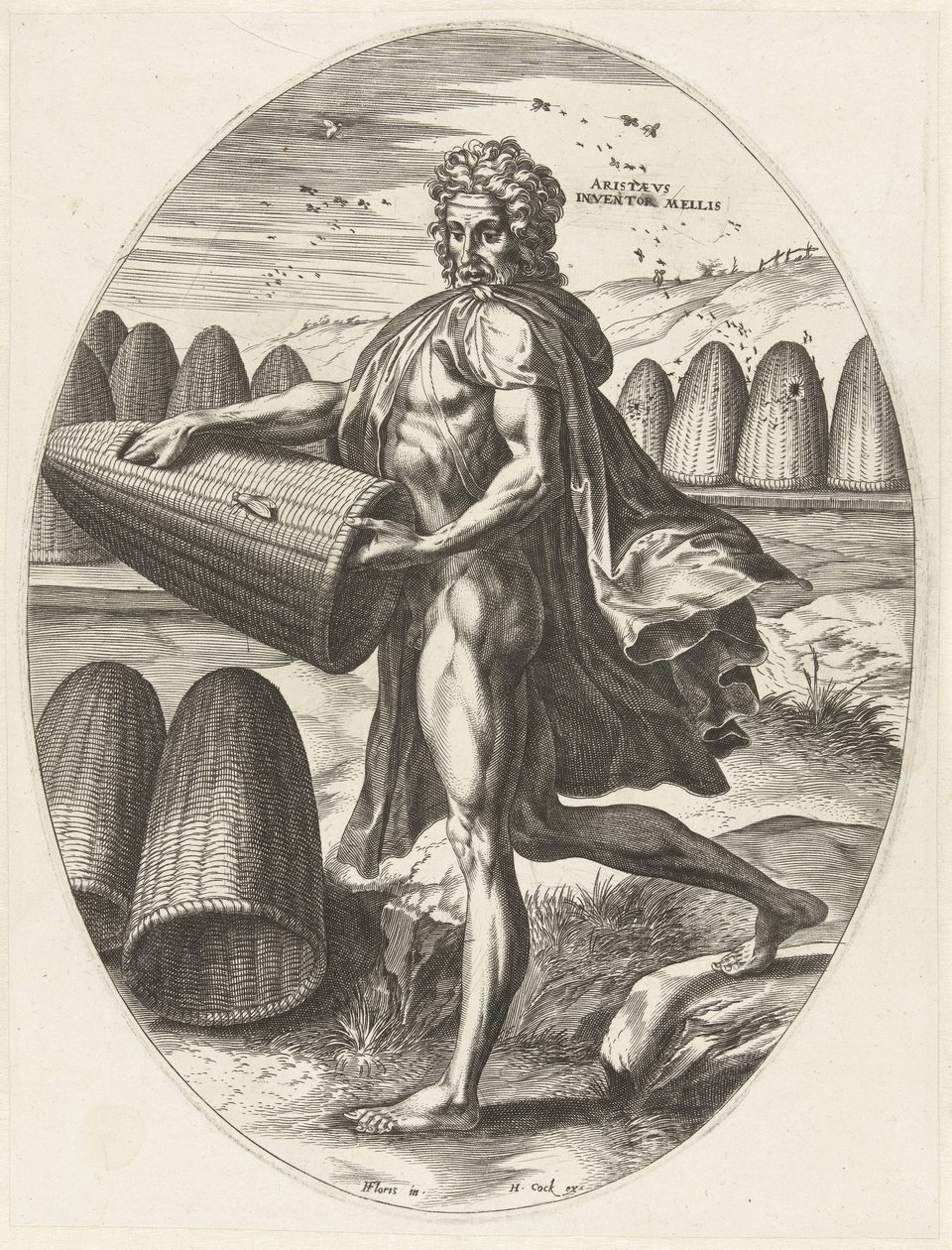 Aristaeus Tarım Tanrıları (dizi adı) by Cornelis Cort