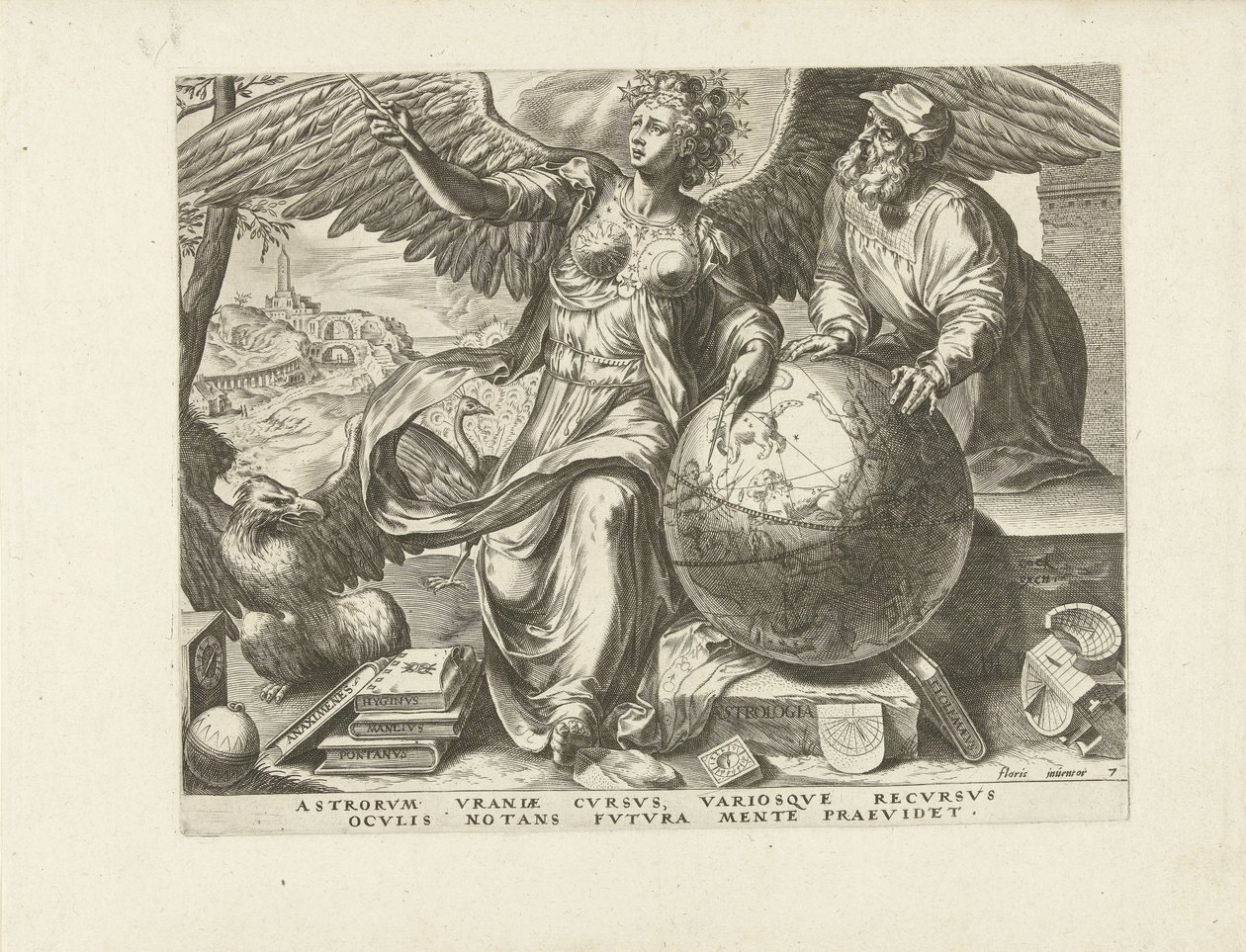 Astroloji (Astronomi) Yedi Liberal Sanatlar (dizi başlığı) by Cornelis Cort