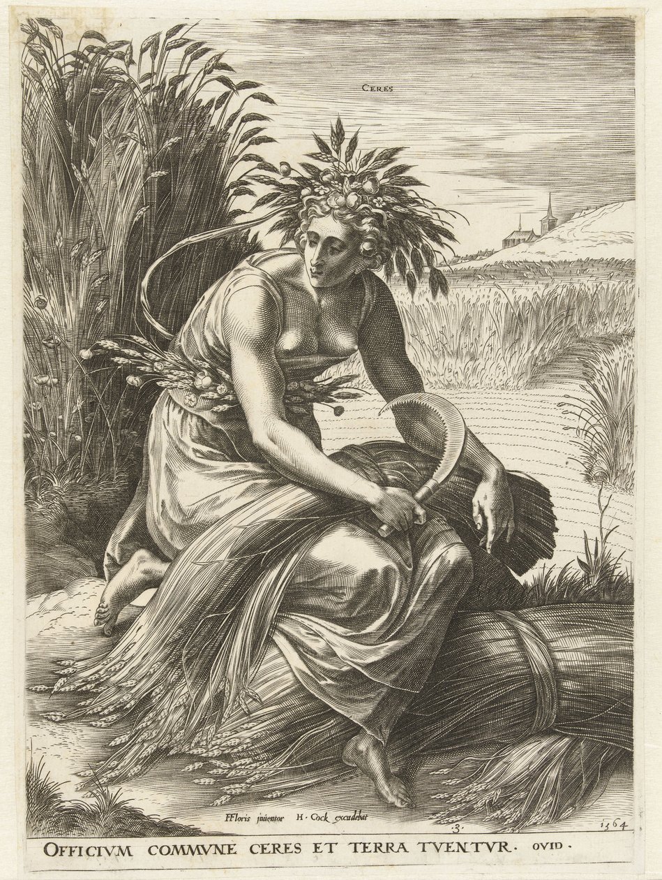 Ceres Tanrıçalar ve Periler (dizi adı) by Cornelis Cort