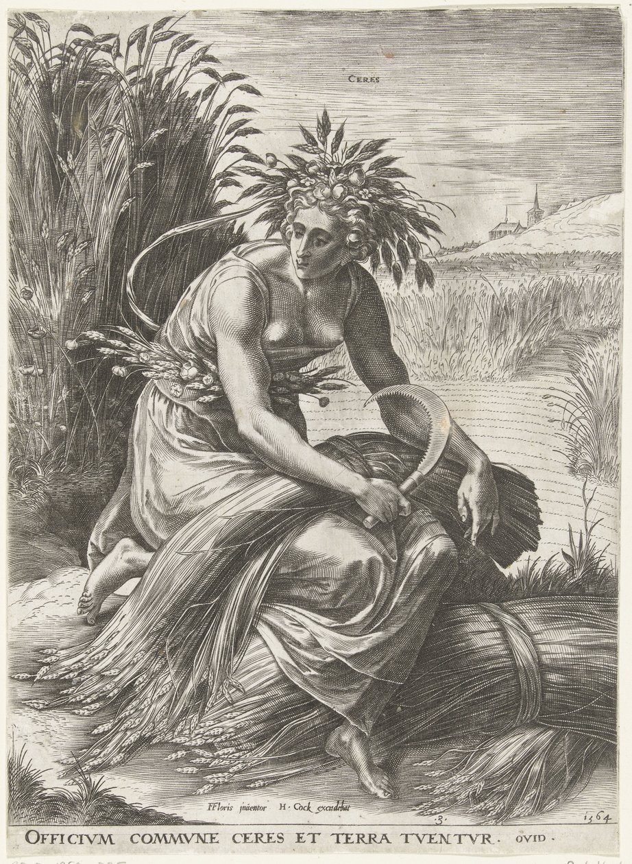 Ceres Tanrıçalar ve Periler (dizi adı) by Cornelis Cort