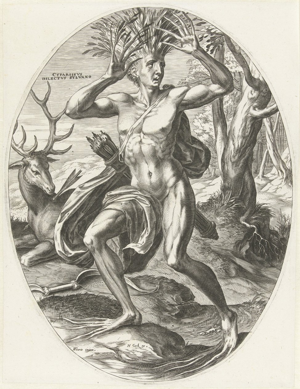 Cyparissus Tarım Tanrıları (dizi adı) by Cornelis Cort