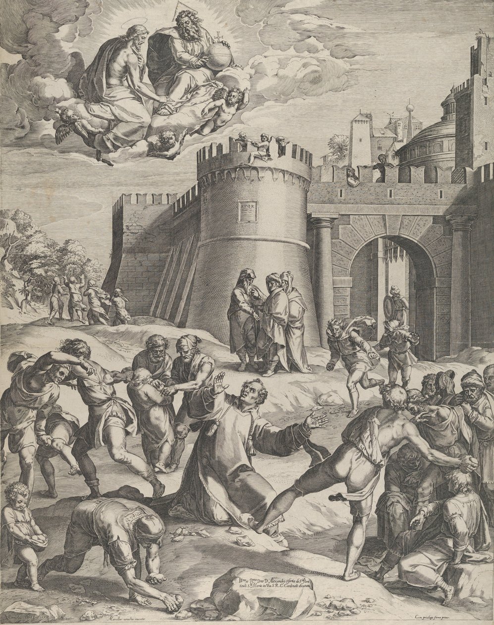 Aziz Stephen Şehitliği, 1576. by Cornelis Cort