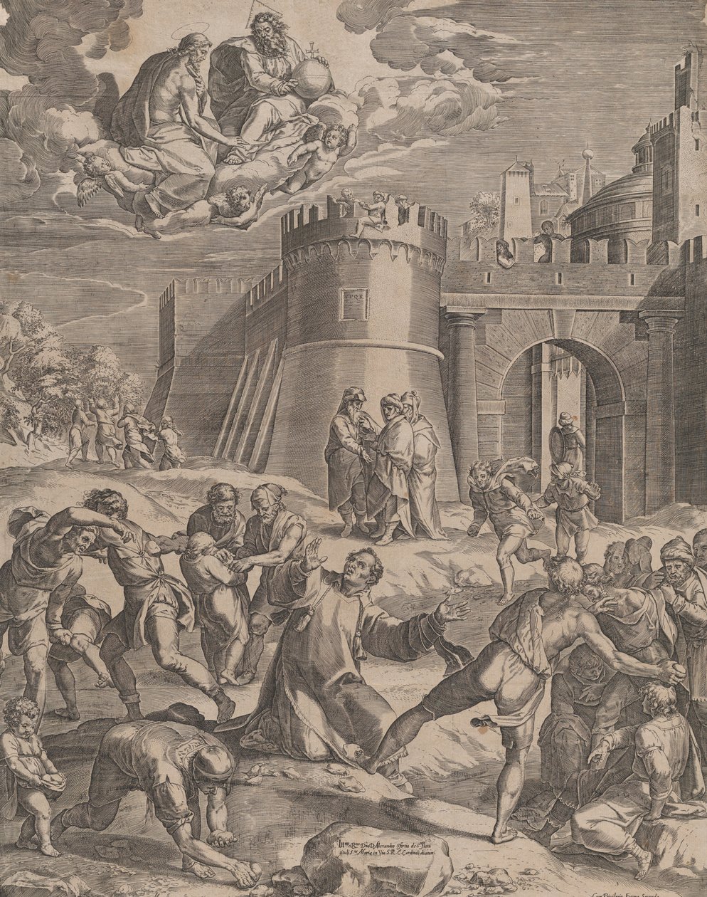 Aziz Stephen Şehitliği, 1576. by Cornelis Cort