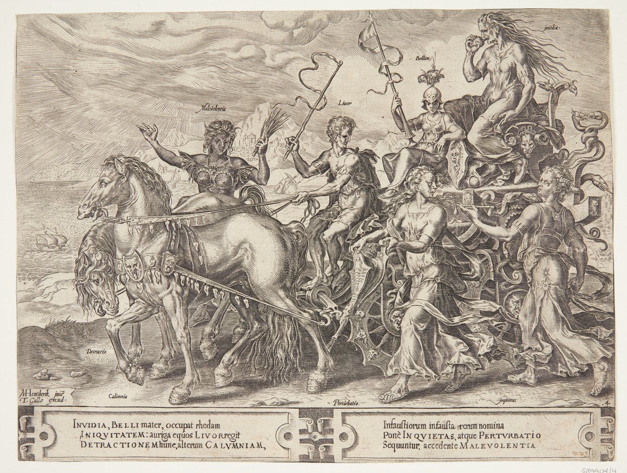 Kıskançlığın zaferi by Cornelis Cort