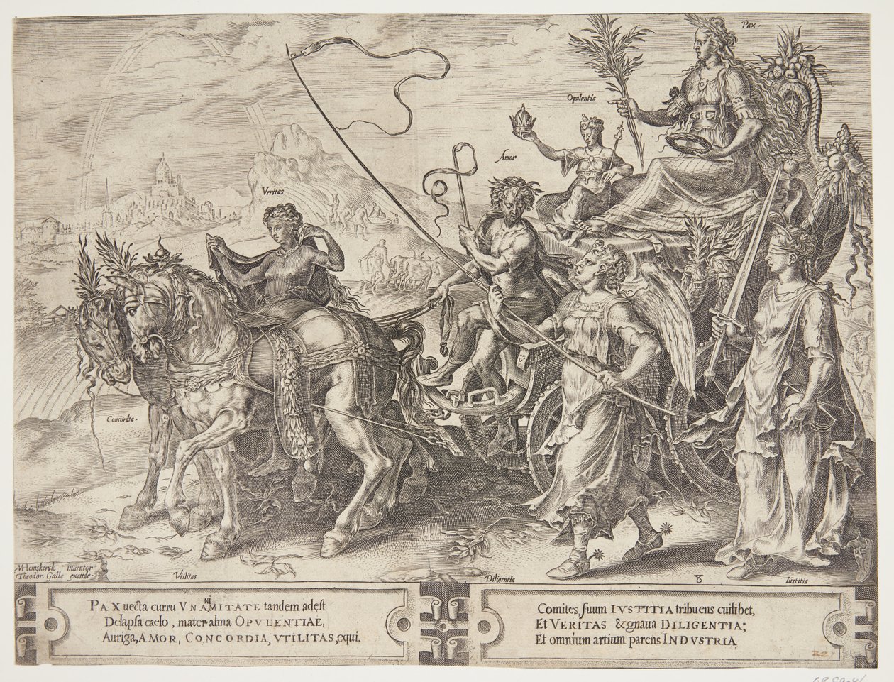 Barışın zaferi by Cornelis Cort