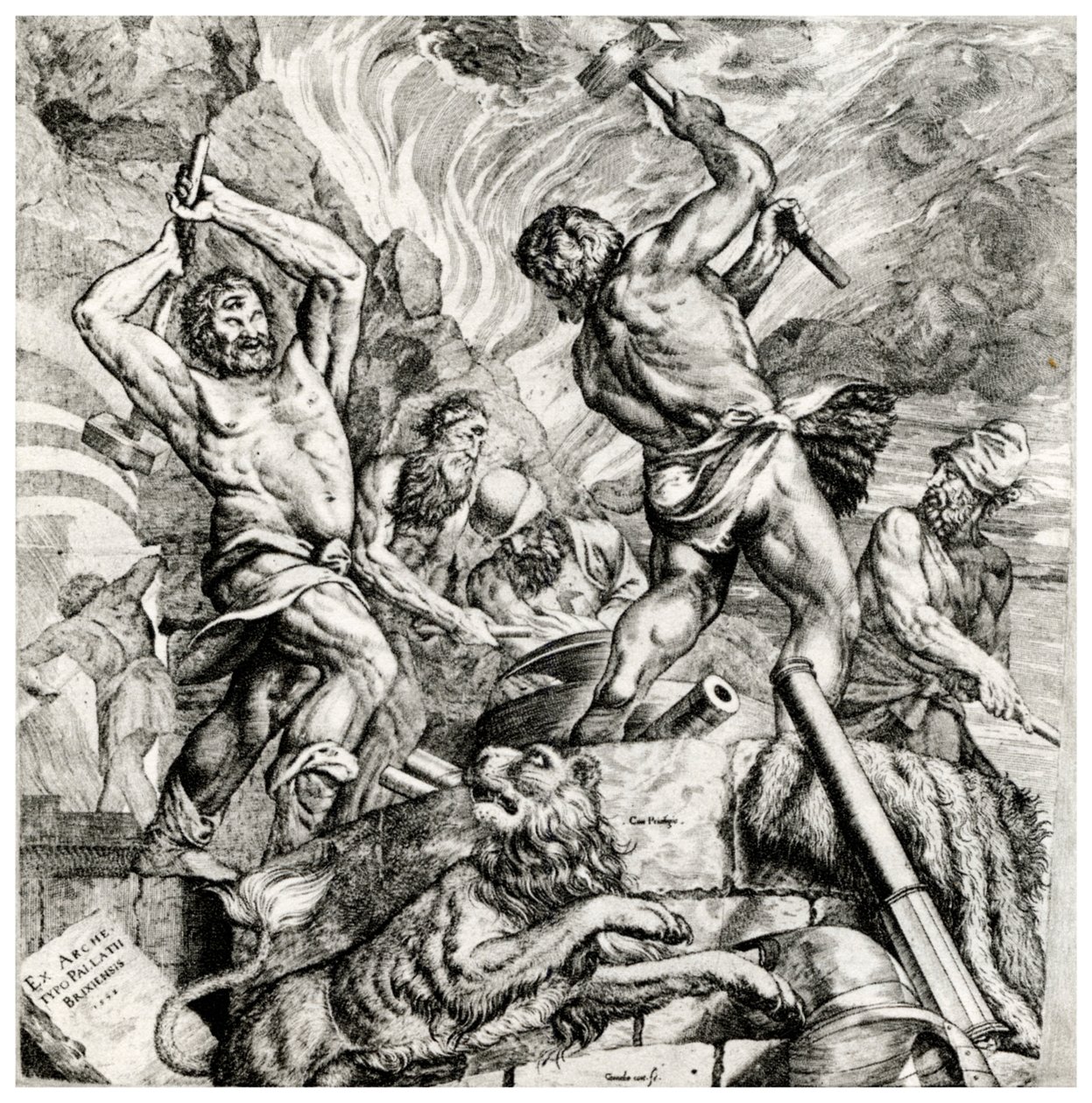 Vulcans Forge, 16. yüzyıl, 1937 by Cornelis Cort