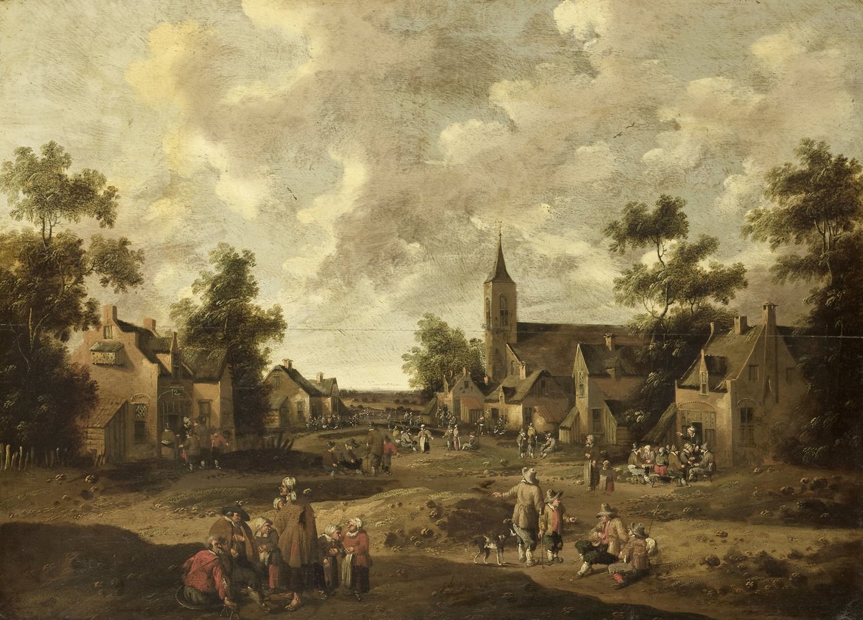Köy Sokağı by Cornelis Droochsloot