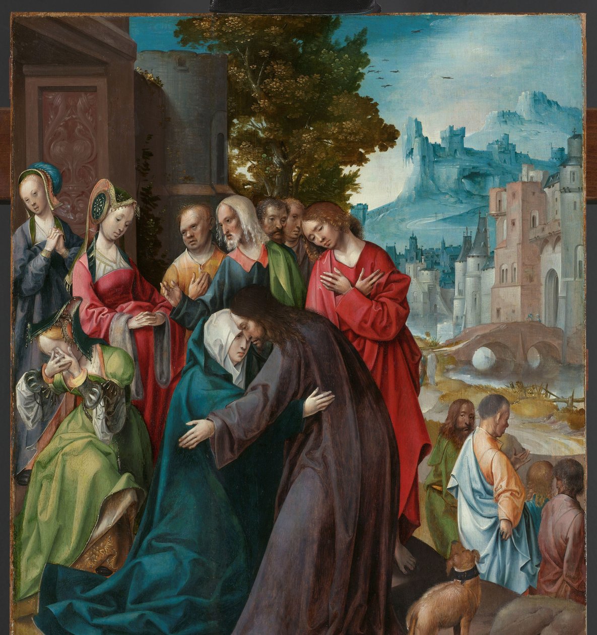 İsa Annesinden Ayrılırken by Cornelis Engebrechtsz