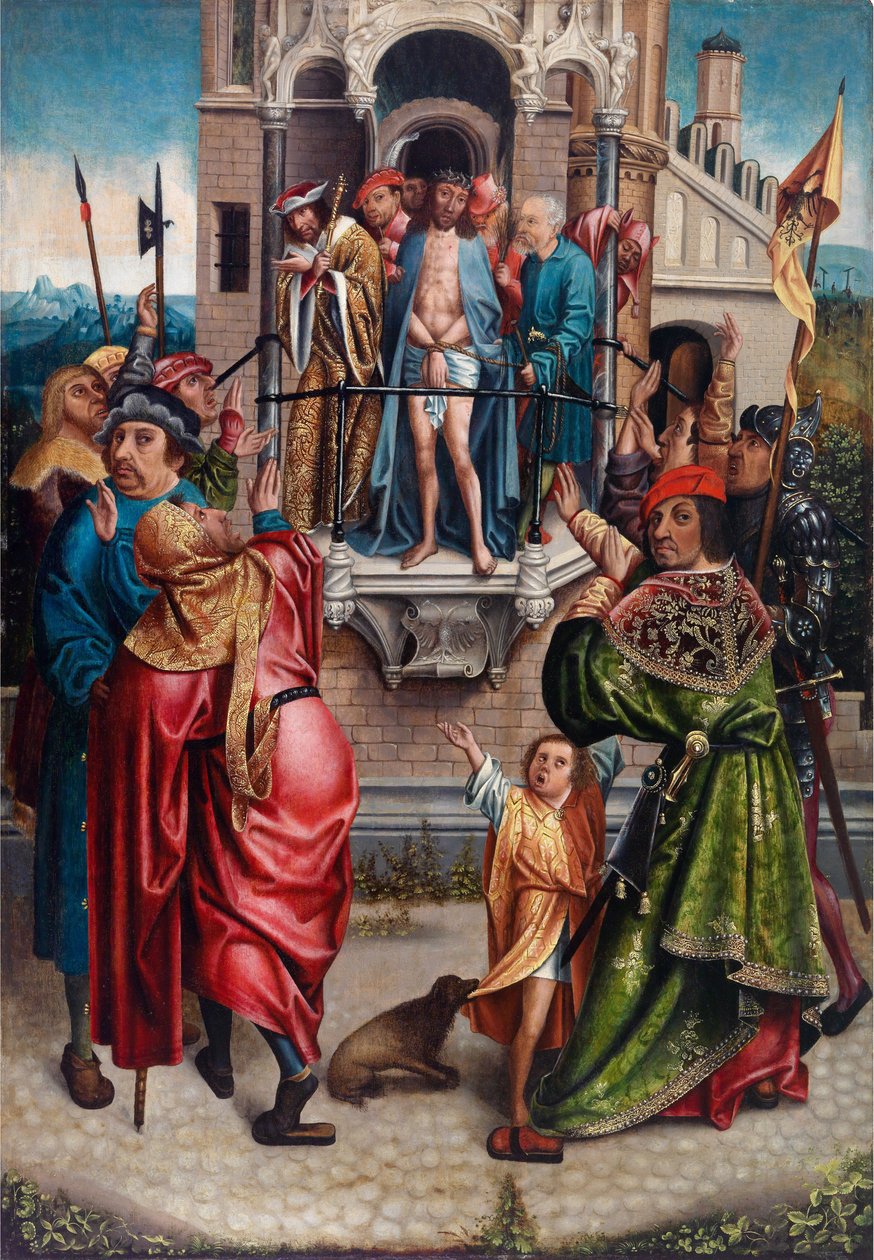 Ecce homo, Engebrechtsz., Cornelis (yaklaşık 1462-1527). Ahşap üzerine yağ. Boyut : 91x63 cm. Özel koleksiyon by Cornelis Engelbrechtsen