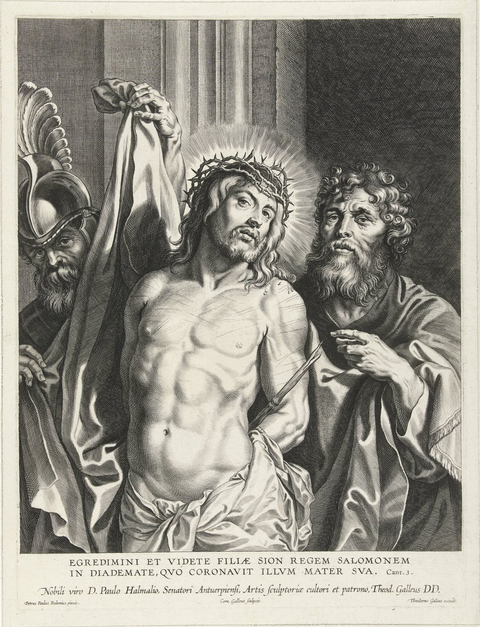İnsanlara gösterilen İsa (Ecce Homo) by Cornelis Galle (I)