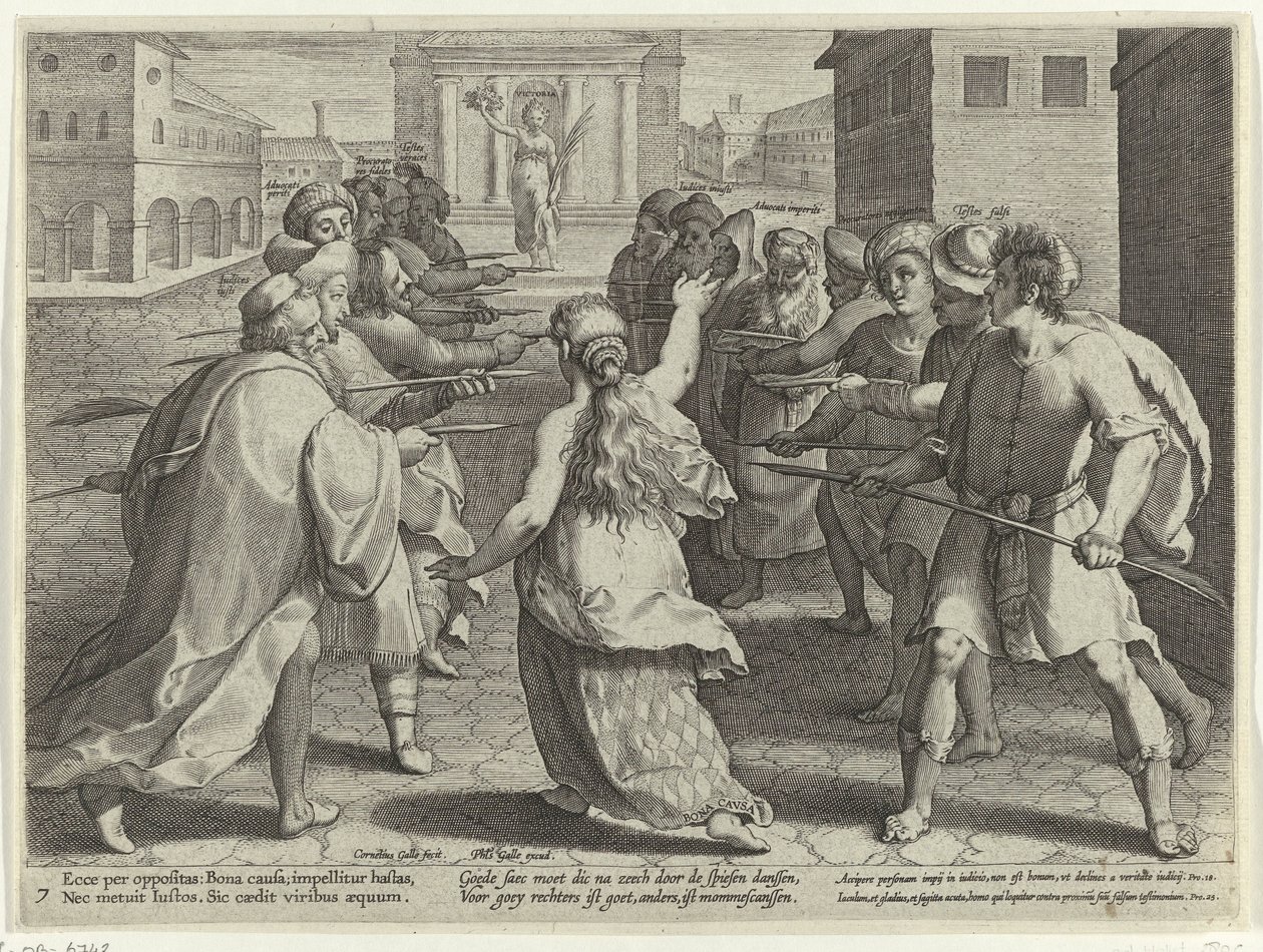 Sürecin tehlikeleri Davada kötüye kullanım (dizi başlığı) Litis Abusus (dizi adı) by Cornelis Galle (I)