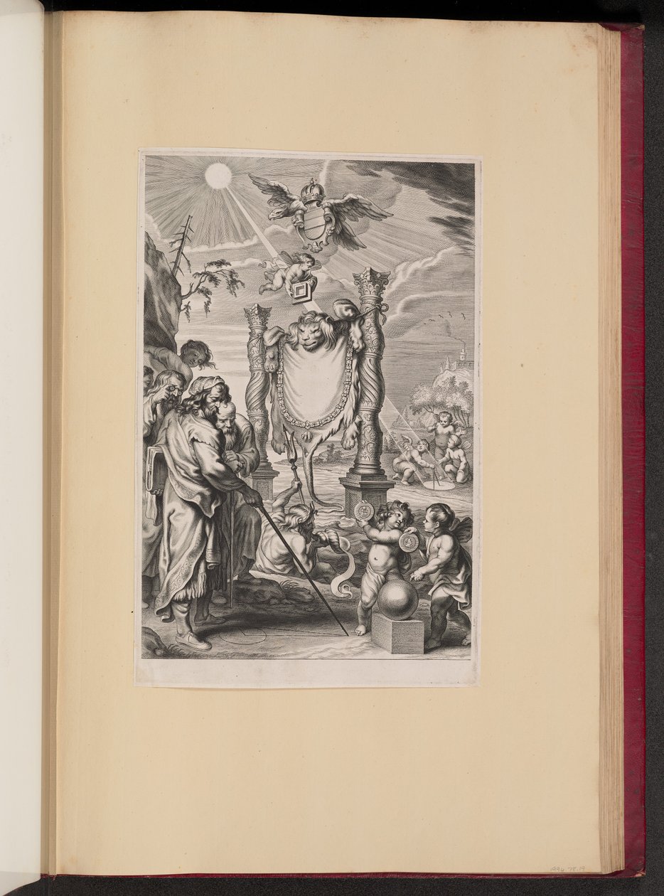 G. de St için Başlık Sayfası Vincent, Bir Çemberin Dörtgeninin Geometrik Çalışması by Cornelis Galle II after Abraham Diepenbeeck