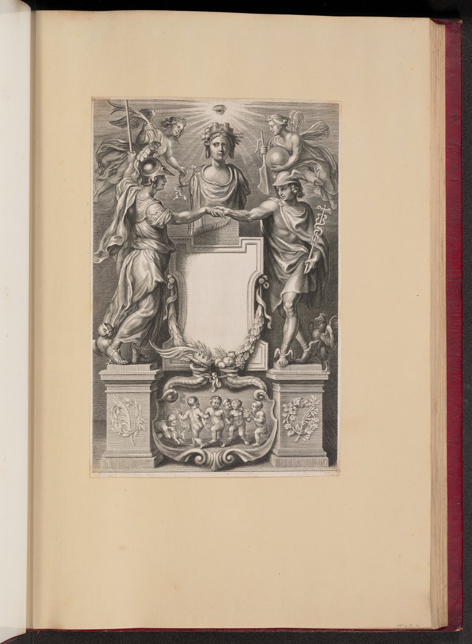 Frederik de Marselaer, Legatvs için Başlık Sayfası by Cornelis Galle II after Sir Peter Paul Rubens