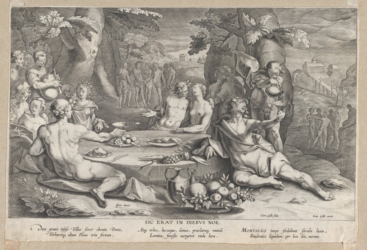İnsanlığın Günahkârlığı, 16. yüzyılın sonları ve 17. yüzyılın başları. by Cornelis Galle I