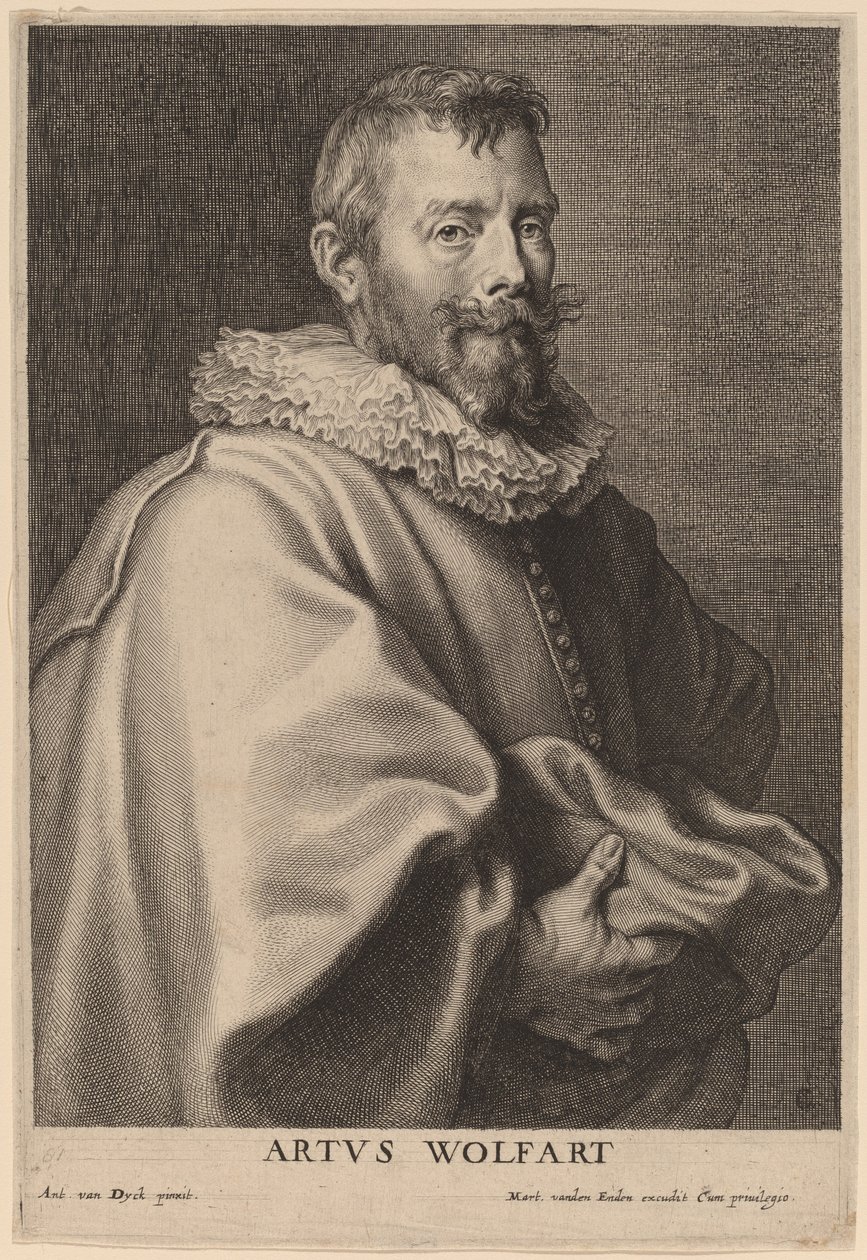 artus wolfart by Cornelis Galle I after Sir Anthony van Dyck