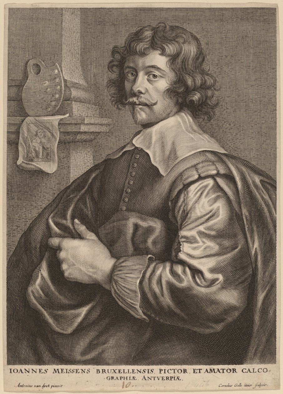 John Meyssens by Cornelis Galle I after Sir Anthony van Dyck