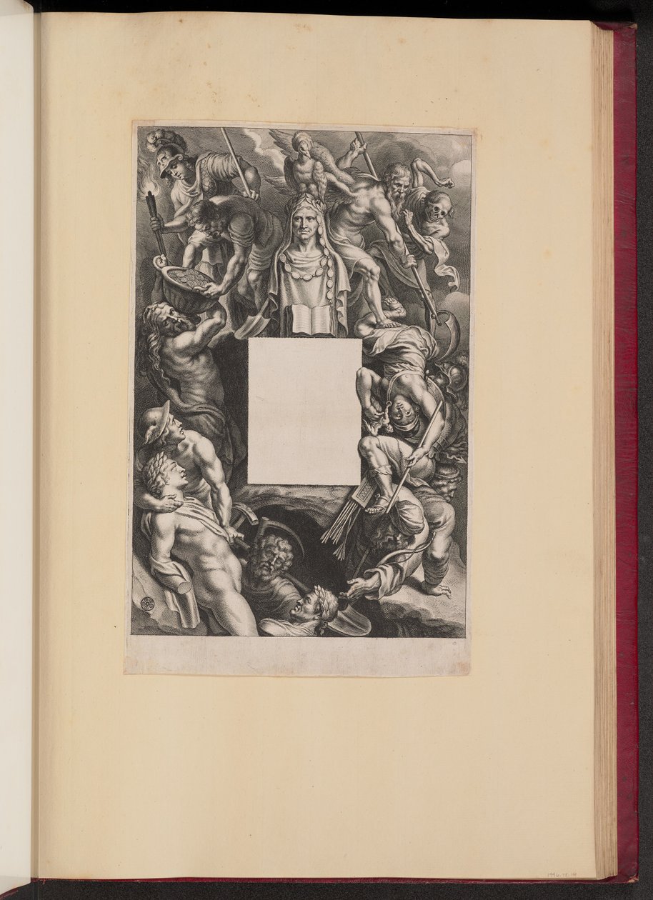 Hubert Goltzius için Başlık Sayfası, Roma ve Yunan Monvmenta (Opera Omnia I) by Cornelis Galle I after Sir Peter Paul Rubens