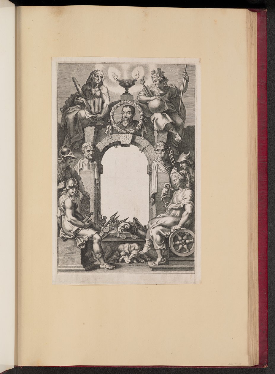 Justus Lipsius, Opera Omnia için Başlık Sayfası by Cornelis Galle I after Sir Peter Paul Rubens