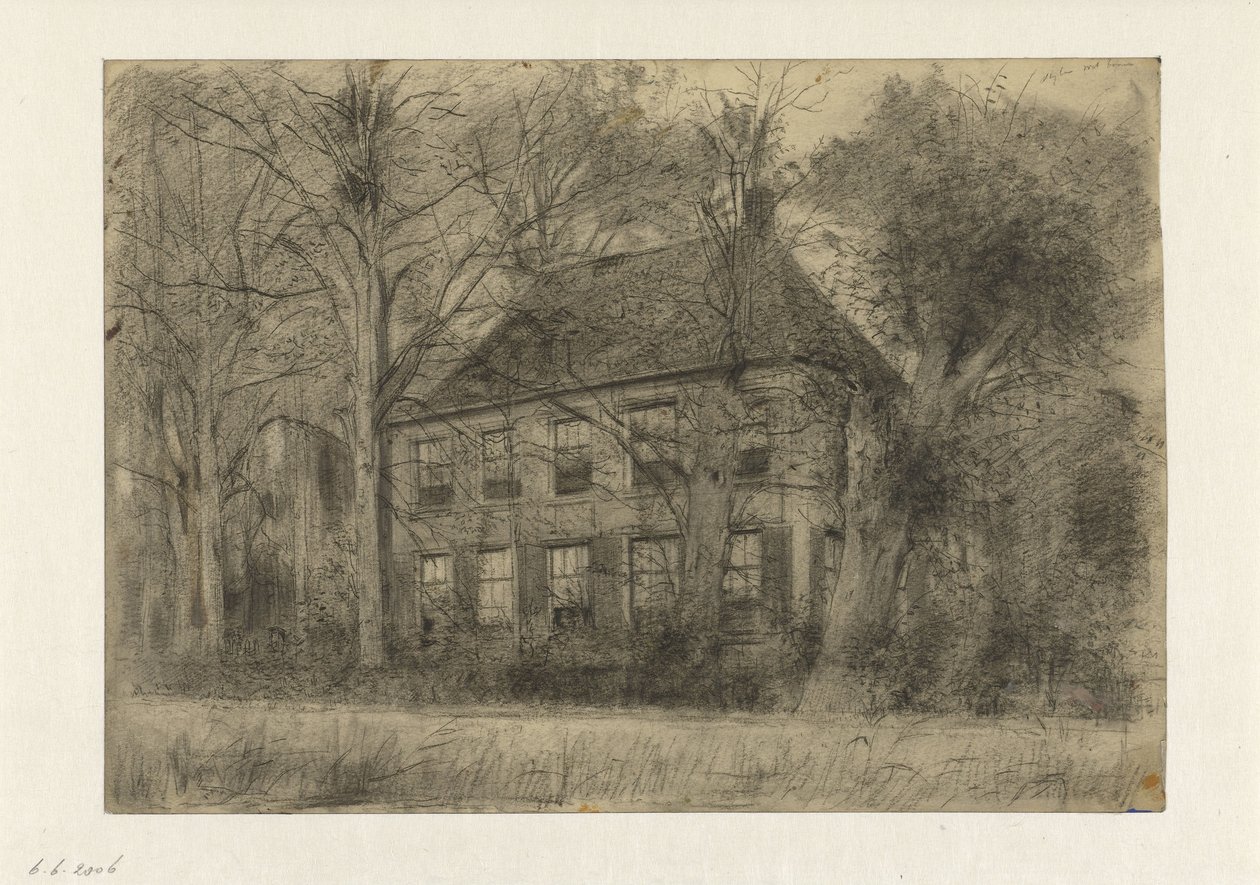 Gein'deki eski ev by Cornelis Gerardus 