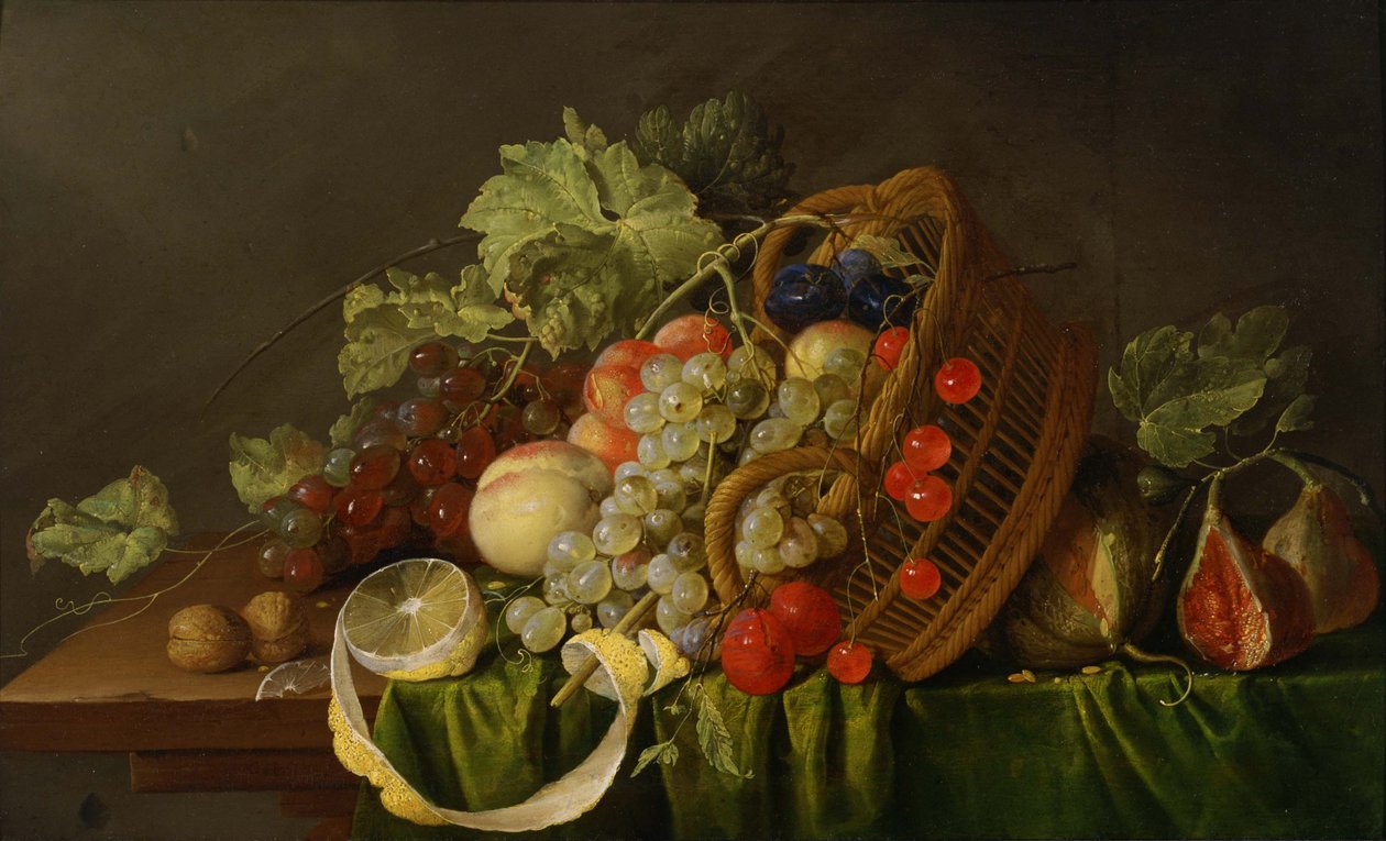 Meyve Sepetli Natürmort, 1654 civarı by Cornelis de Heem