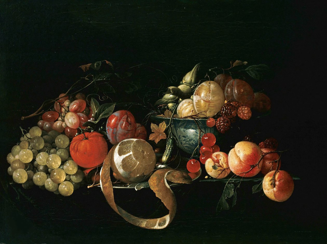 Meyve ile natürmort by Cornelis de Heem