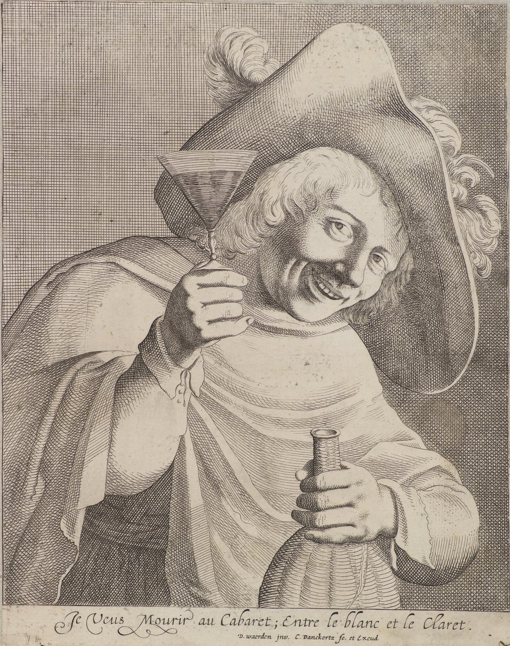 Adam bir bardak by Cornelis I Danckerts