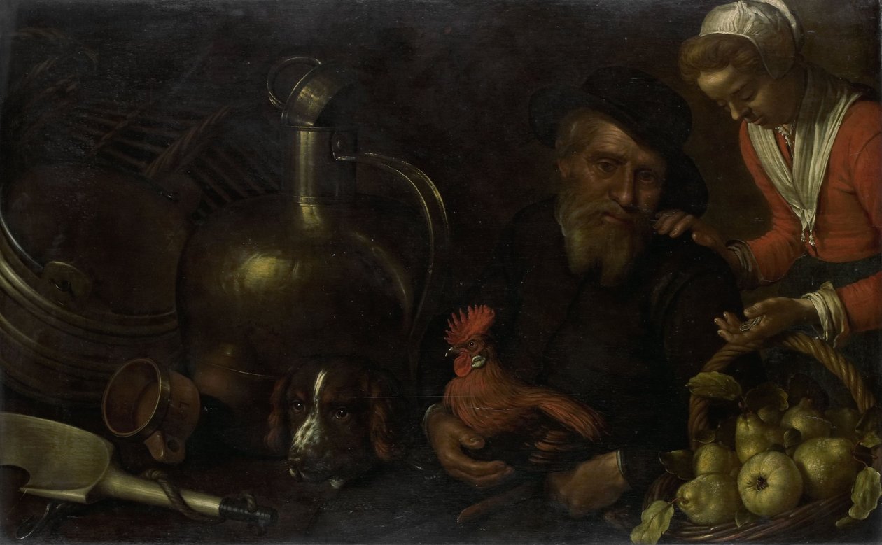 Kümes Hayvanı Satıcısı by Cornelis Jacobsz Delff