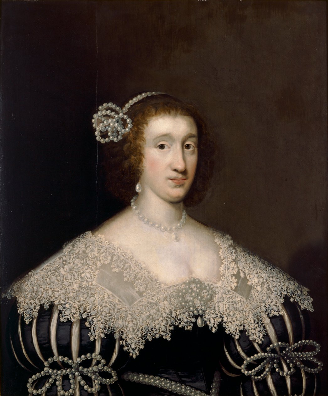 Bilinmeyen bir bayanın portresi, 17. yüzyıl by Cornelis Janssens van Ceulen