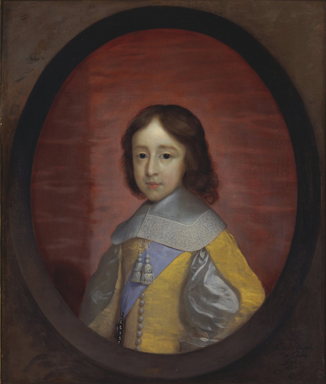 William III, Orange Prensi 1650-1702, çocukken, 1657 by Cornelis Janssens van Ceulen