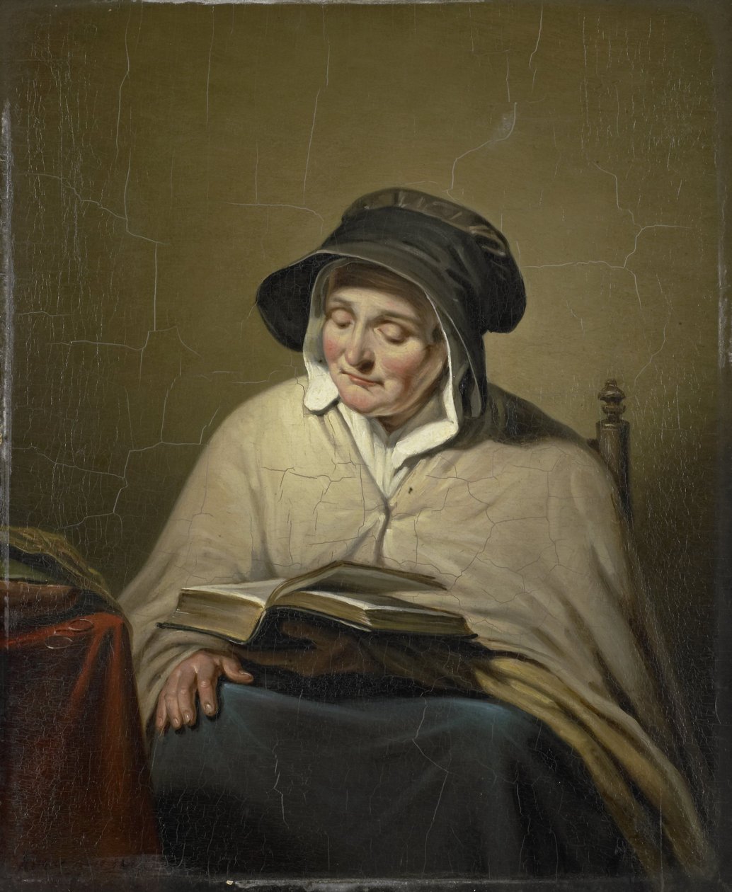 Yaşlı Kadın Okuyor by Cornelis Kruseman